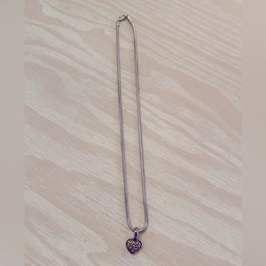 Lagos Reversible Heart Necklace